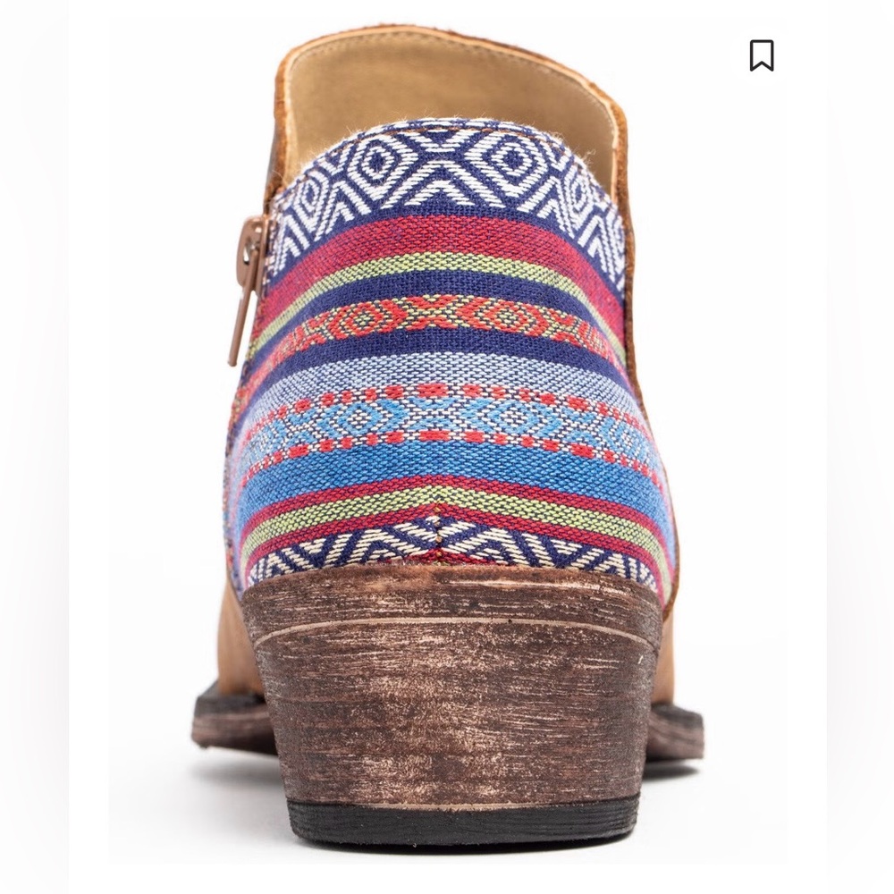 Roper boho ankle booties with heel - Picture 4 of 5